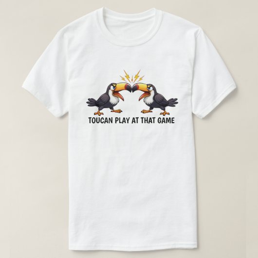T-shirt Toucan Drôle Unisexe (Design devant)