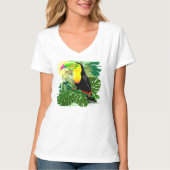 T-shirt Toucan en Amazonie verte (Devant)