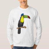 T-shirt Toucan en tant que policier (Devant)