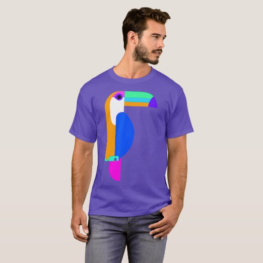 T-shirt Toucan Graphisme s pour femmes Toucan Hommes Touca (Devant entier)