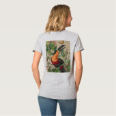 T-shirt Toucan Jungle Tropical Bird Belle antique (Dos entier)