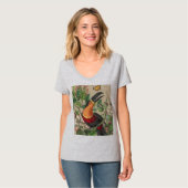 T-shirt Toucan Jungle Tropical Bird Belle antique (Devant entier)