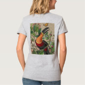 T-shirt Toucan Jungle Tropical Bird Belle antique (Dos)
