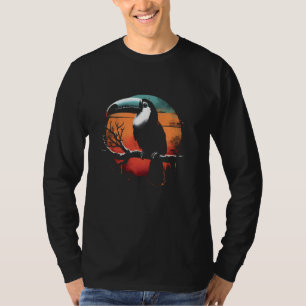 T-shirt Toucan Retro Sunset - Vintage Toucan Tropical Bird