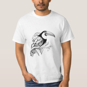 T-shirt Toucan Wild Animal Nature Illustration Art tatouag