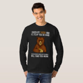 T-shirt Touch My Tacos And I Will Slap You So Hard Bear 1 (Devant entier)