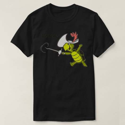 T-shirt Touch Turtle green (Design devant)