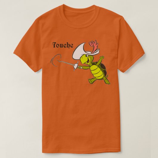 T-shirt Touch Turtle gris (Design devant)