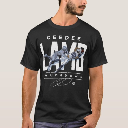 T-shirt Touchdown de Ceedee Lamb à Dallas (Devant)
