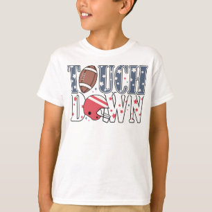 T-shirt Touchdown Football Town Où Viennent Les Rêves De F