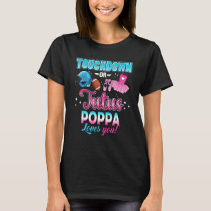 T-shirt Touchdowns De Révélation De Sexe Ou Tutus Poppa Co