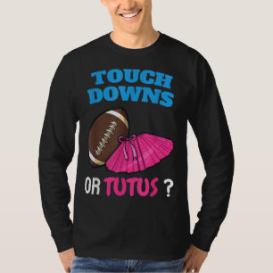 T-shirt Touchdowns Ou Tutus Drôle Sexe Révéler Football B