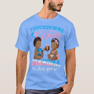 T-shirt Touchdowns ou Tutus Grand-mère t'aime Genre Revea