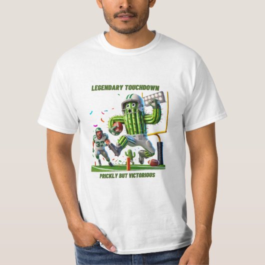 T-shirt Touche de cactus dans la zone d'extrémité (Devant)