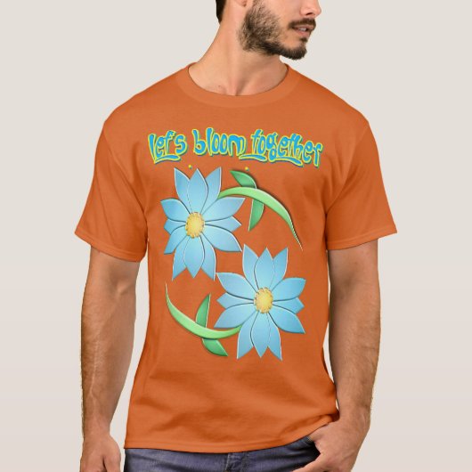 T-shirt touche de printemps (Devant)