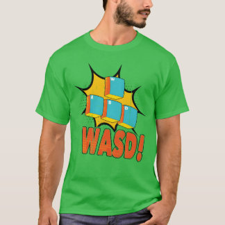 T-shirt Touches Clavier Ordinateur Jeu Vidéo Joueur Jeux v
