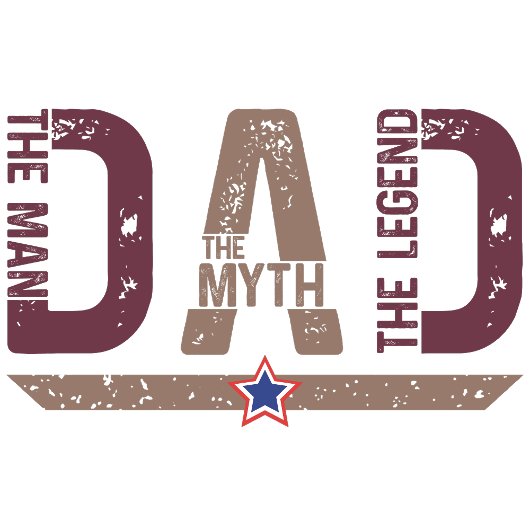 T-shirt Touching design for Father's Day.