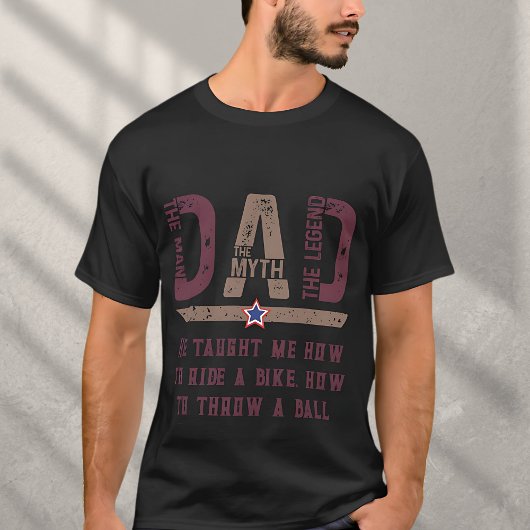 T-shirt Touching design for Father's Day.