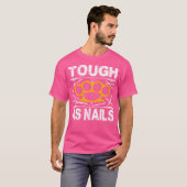 T-shirt Tough As Nails Workou Mixed martial art entraîneme (Devant entier)