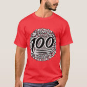 T-shirt Toujours à 100% (Devant)