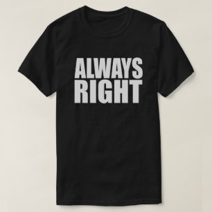 T-SHIRT TOUJOURS DROITE