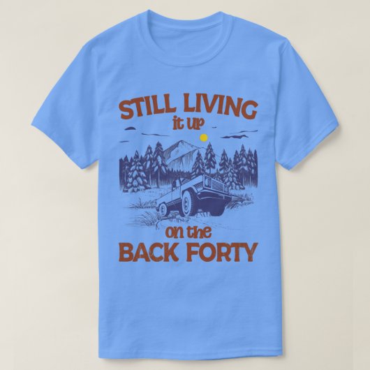 T-shirt Toujours en vie sur le dos Quarante 3 (Design devant)