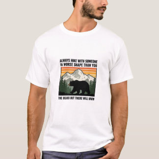 T-shirt Toujours faire une randonnée avec quelqu'un en moi