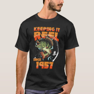 T-shirt Toujours Honnête Depuis 1957 Amoureux de la Pêche