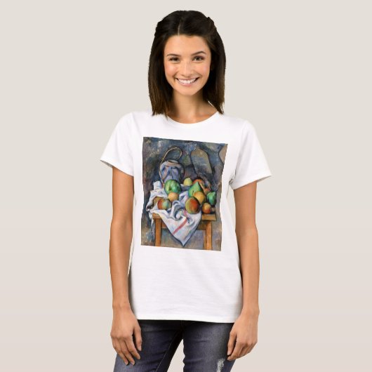 T-shirt Toujours la vie avec les fruits, Paul Cezanne (Devant entier)