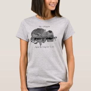 T-shirt toujours la vie de déchiqueteuse déchirée avec un 