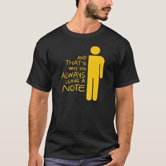 T-shirt Toujours laisser une note garçon (Devant)