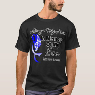 T-shirt Toujours mon héros dans le fils de mémoire -