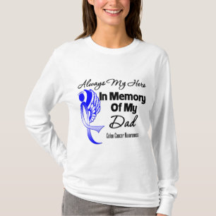 T-shirt Toujours mon héros dans le papa de mémoire -