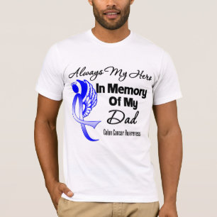 T-shirt Toujours mon héros dans le papa de mémoire -