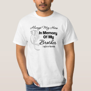 T-shirt Toujours Mon Héros En Mémoire Frère - Cancer Du Po