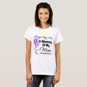 T-shirt Toujours Mon Héros En Mémoire Maman - Cancer Pancr (Devant entier)