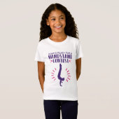 T-Shirt Toujours prêt pour un concours à main Gymnastique (Devant entier)