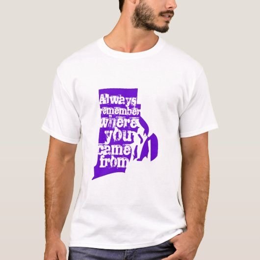 T-shirt Toujours se rappeler (Devant)