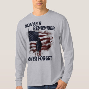 T-shirt Toujours se souvenir de ne jamais oublier