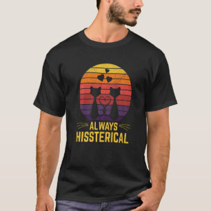 T-shirt Toujours son humour de chat hystérique de couples