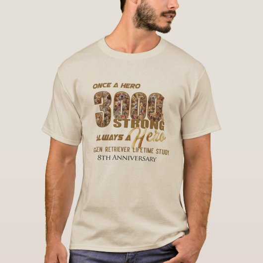 T-shirt Toujours un héros (Devant)