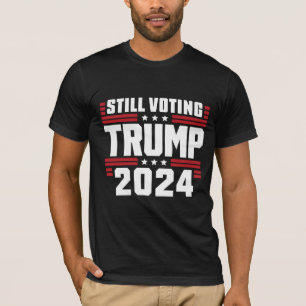 T-shirt Toujours votant Trump 2024 Drapeau américain patri