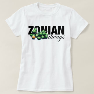 T-shirt Toujours zonien avec des grenouilles