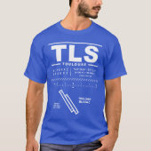 T-shirt Toulouse Blagnac Airport TLS (Devant)