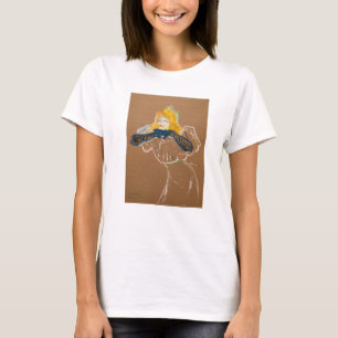 T-shirt Toulouse-Lautrec - Yvette Guilbert chantant