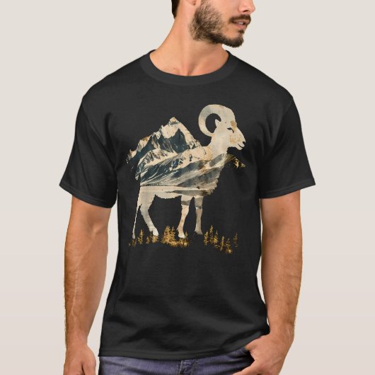 T-shirt Toundra alpine des montagnes Dall (Devant)