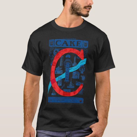 T-shirt Tour à Chicago 2024 (Devant)