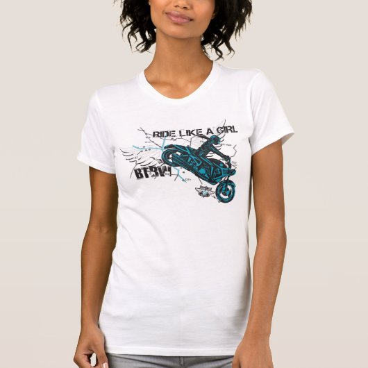 T-shirt Tour comme une fille (Devant)