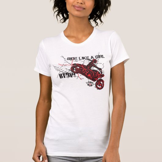 T-shirt Tour comme une fille (Devant)
