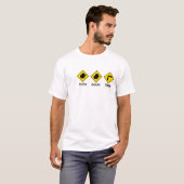 T-shirt Tour de canard de canard (Devant entier)